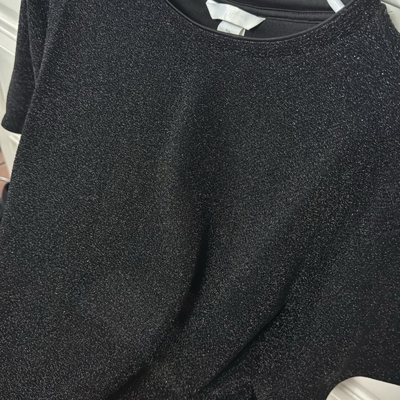 H&M Black Shimmery Top - Picture 3 of 5
